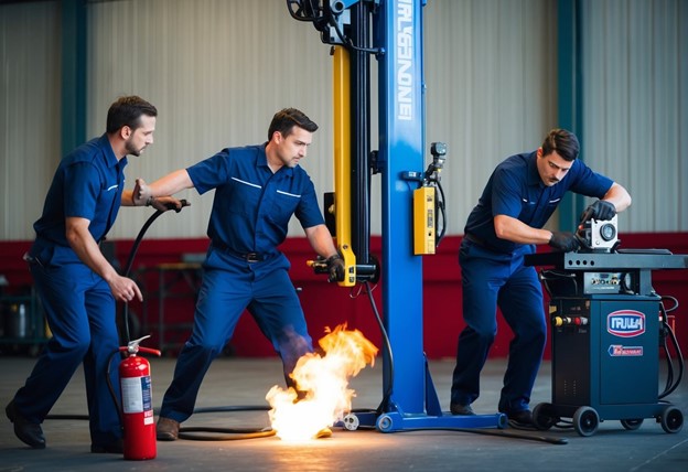 Common Equipment-Related Emergencies In Auto Repair Shops